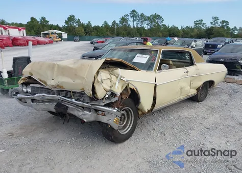 1970 Chevrolet Caprice из США, поврежденный, VIN 166470J218405